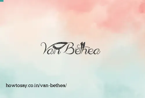 Van Bethea