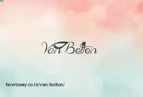 Van Bolton