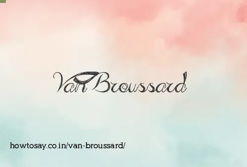 Van Broussard