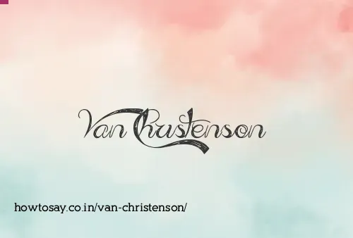 Van Christenson