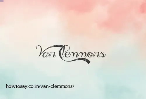 Van Clemmons