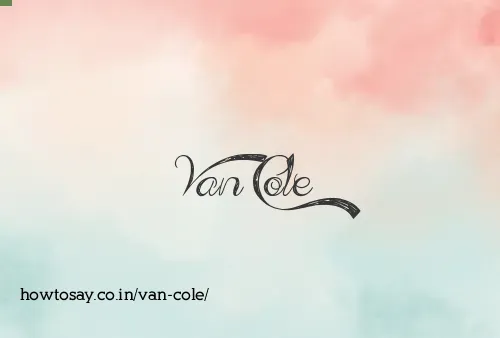 Van Cole