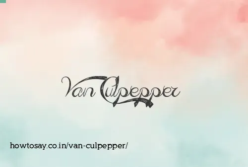 Van Culpepper