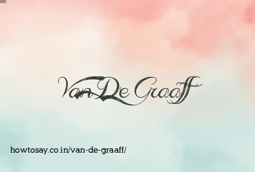 Van De Graaff