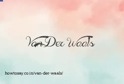 Van Der Waals