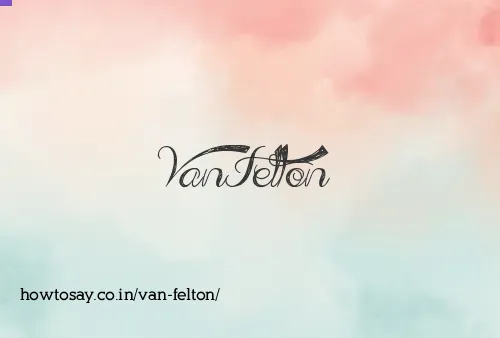 Van Felton