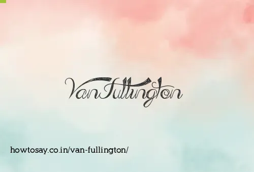 Van Fullington