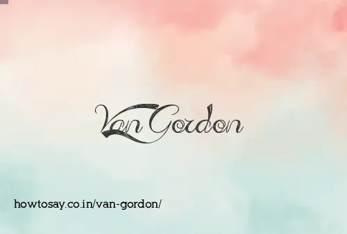 Van Gordon