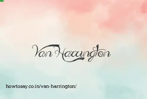 Van Harrington