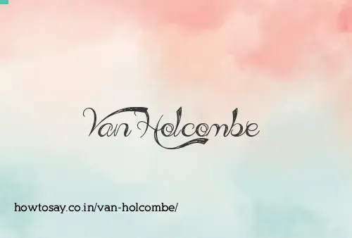 Van Holcombe