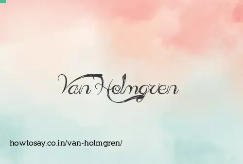 Van Holmgren