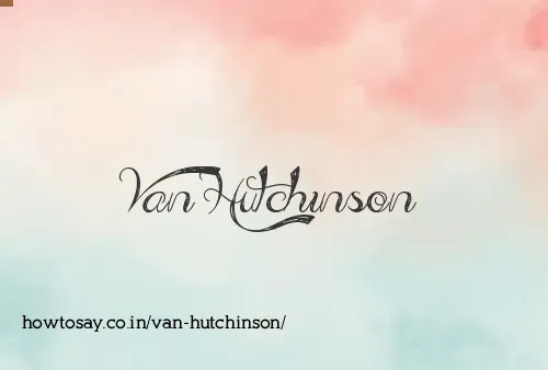Van Hutchinson