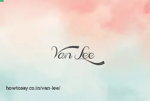 Van Lee