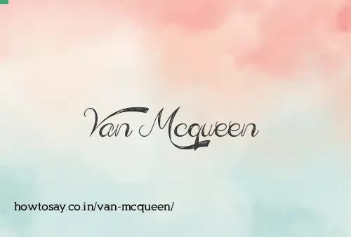 Van Mcqueen