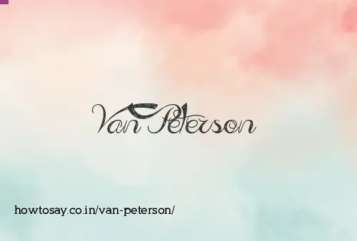Van Peterson