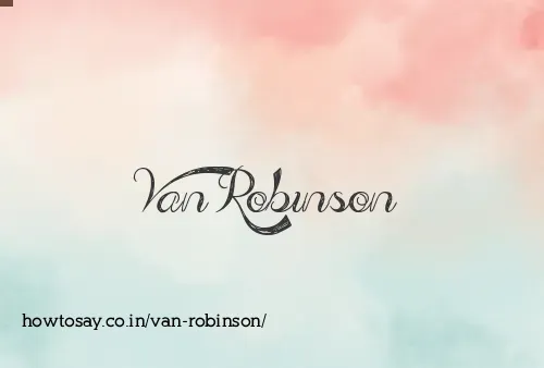 Van Robinson