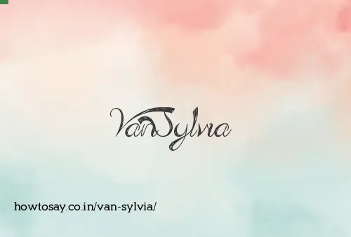 Van Sylvia