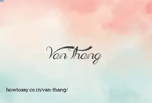 Van Thang