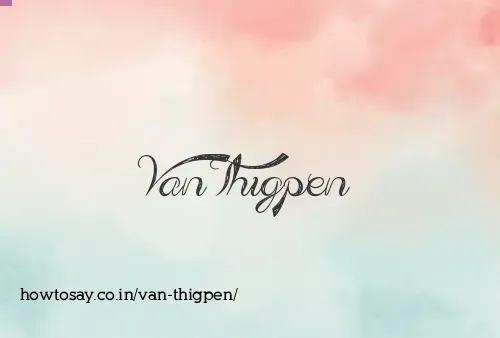 Van Thigpen