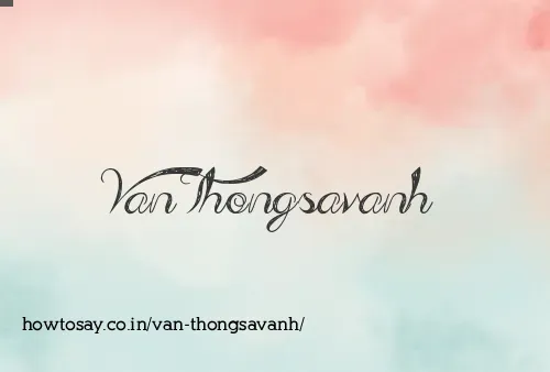 Van Thongsavanh
