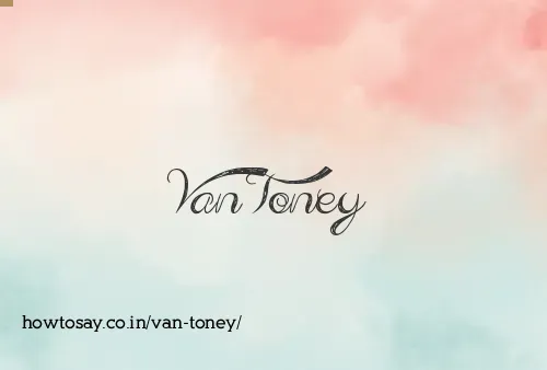 Van Toney