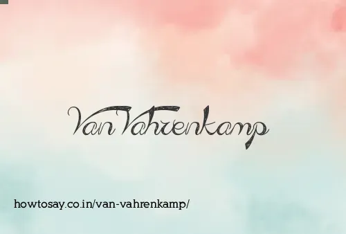 Van Vahrenkamp
