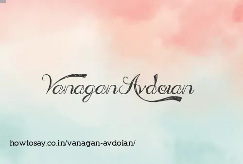 Vanagan Avdoian