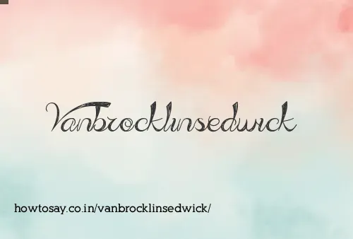 Vanbrocklinsedwick