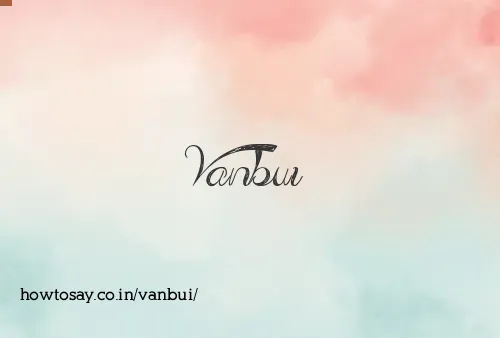 Vanbui