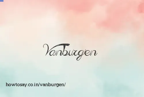 Vanburgen