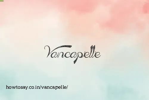 Vancapelle