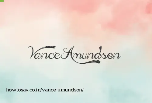 Vance Amundson