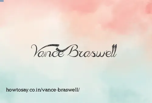 Vance Braswell