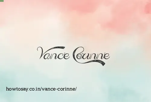 Vance Corinne