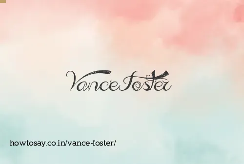 Vance Foster