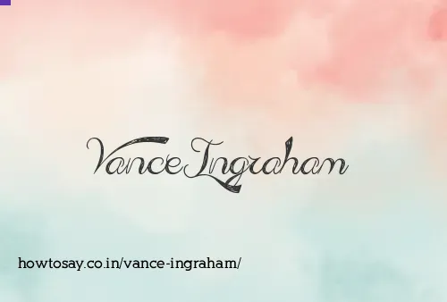 Vance Ingraham