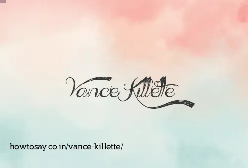 Vance Killette