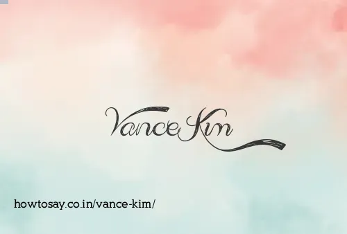 Vance Kim
