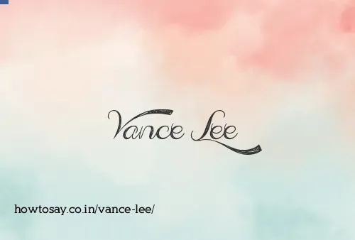 Vance Lee