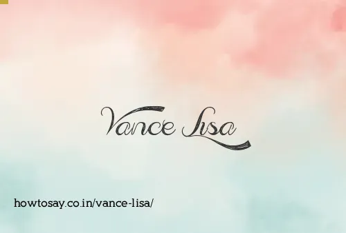 Vance Lisa
