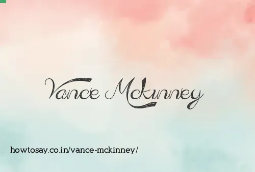 Vance Mckinney