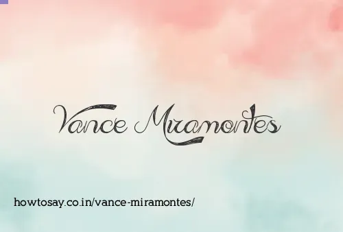 Vance Miramontes