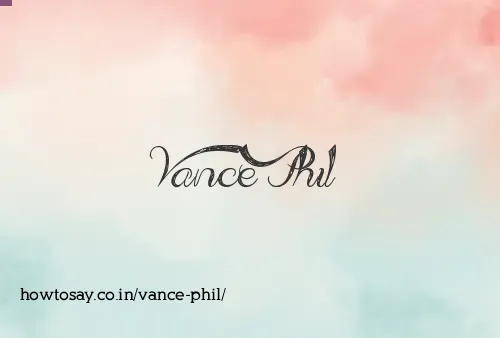 Vance Phil