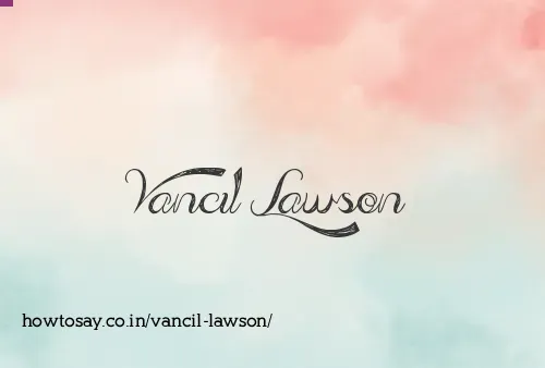 Vancil Lawson