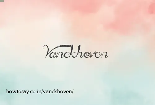 Vanckhoven
