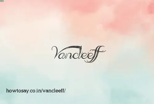 Vancleeff