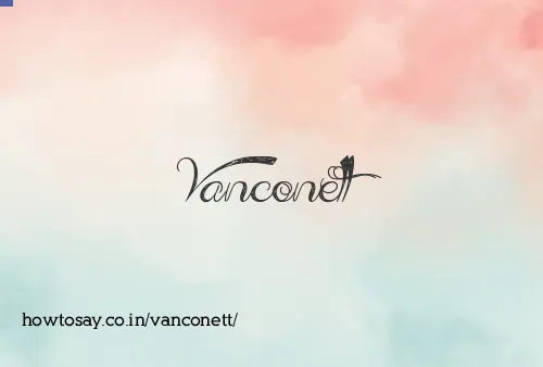 Vanconett