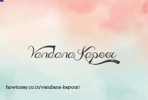 Vandana Kapoor