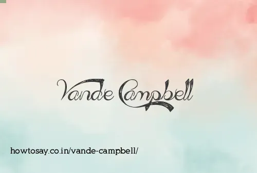 Vande Campbell