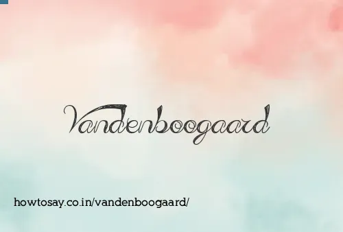 Vandenboogaard